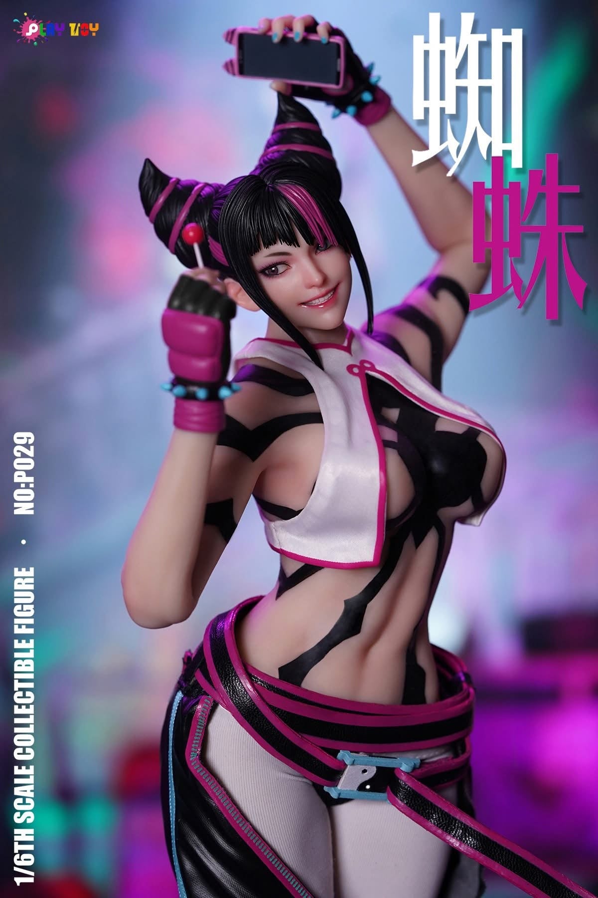 Preventa Figura Spidy Agent Girl Cosplay marca Play Toy P029 escala 1/6