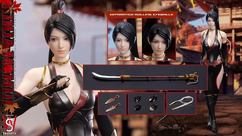 Preventa Figura NINJA MOMIJI marca Swtoys FS076 escala 1/6