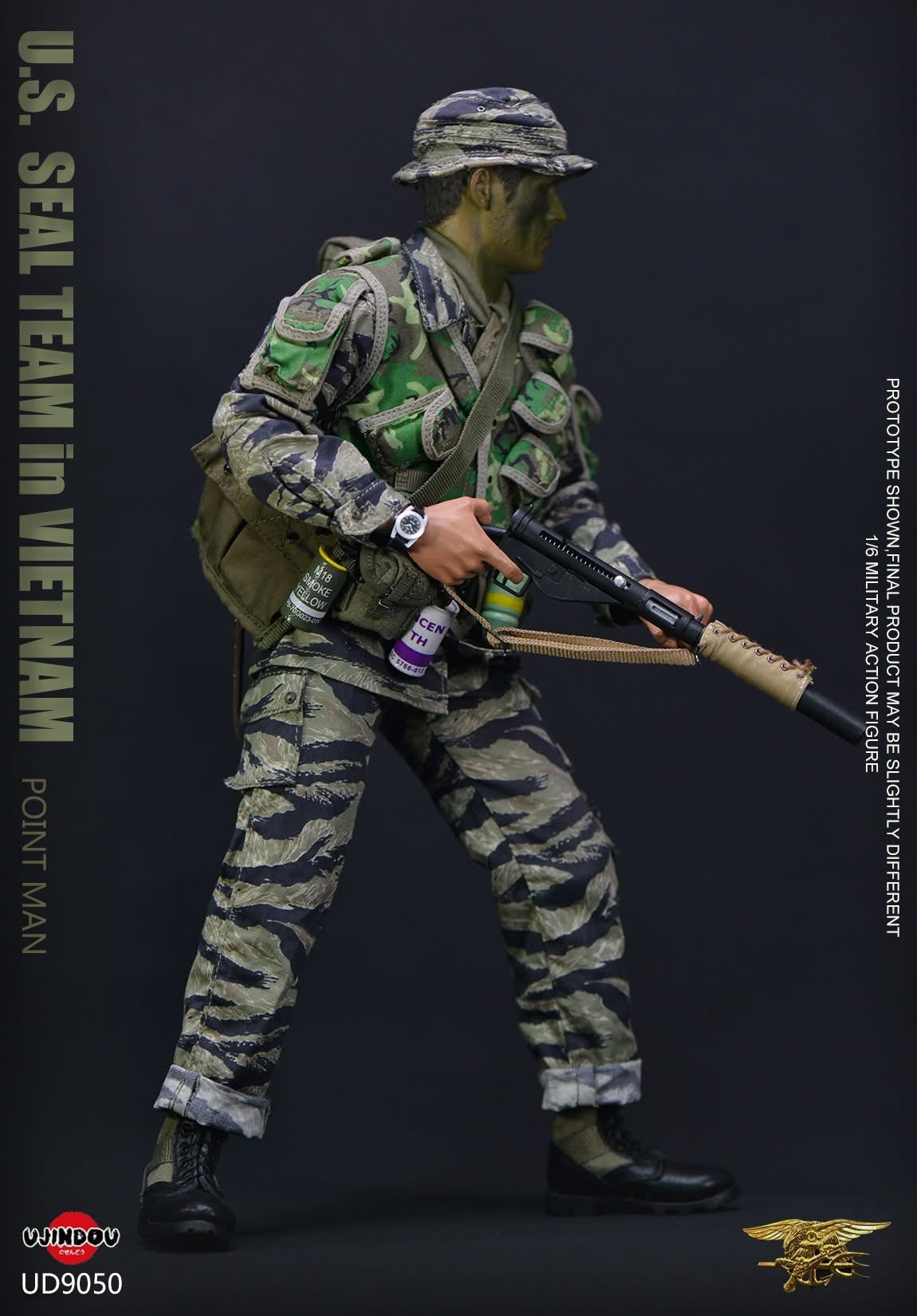 Preventa Figura POINT MAN - U.S. Seal Team in Vietnam marca Ujindou UD9050 escala 1/6