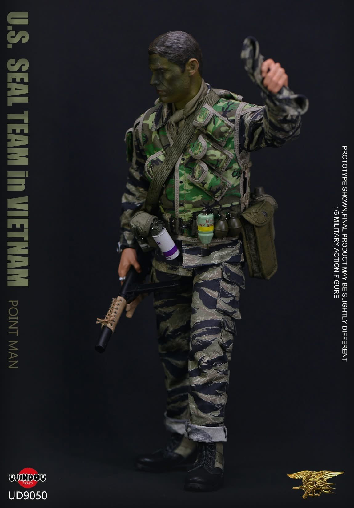 Preventa Figura POINT MAN - U.S. Seal Team in Vietnam marca Ujindou UD9050 escala 1/6