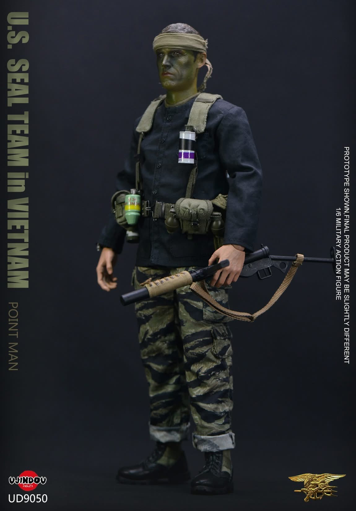 Preventa Figura POINT MAN - U.S. Seal Team in Vietnam marca Ujindou UD9050 escala 1/6