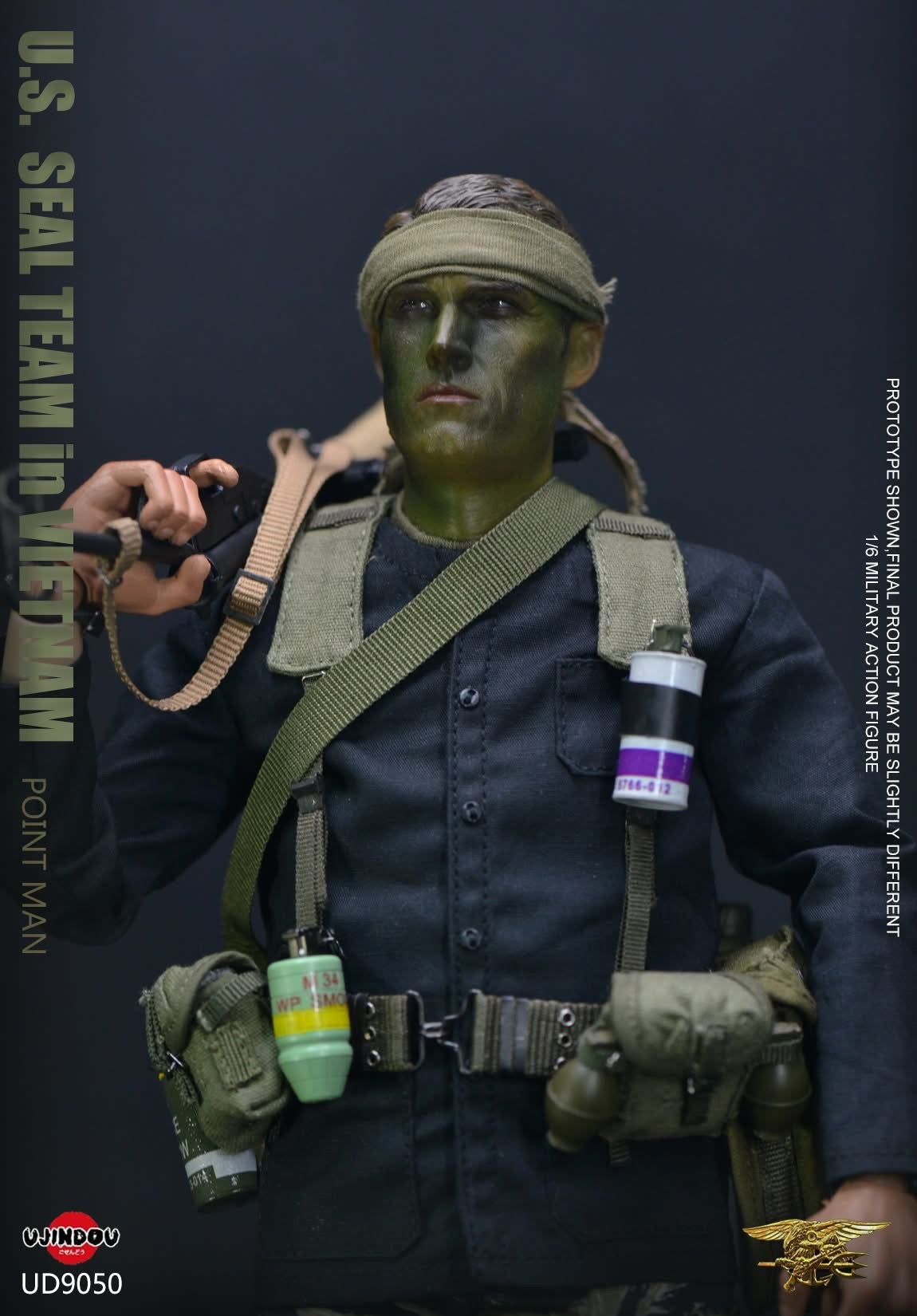 Preventa Figura POINT MAN - U.S. Seal Team in Vietnam marca Ujindou UD9050 escala 1/6