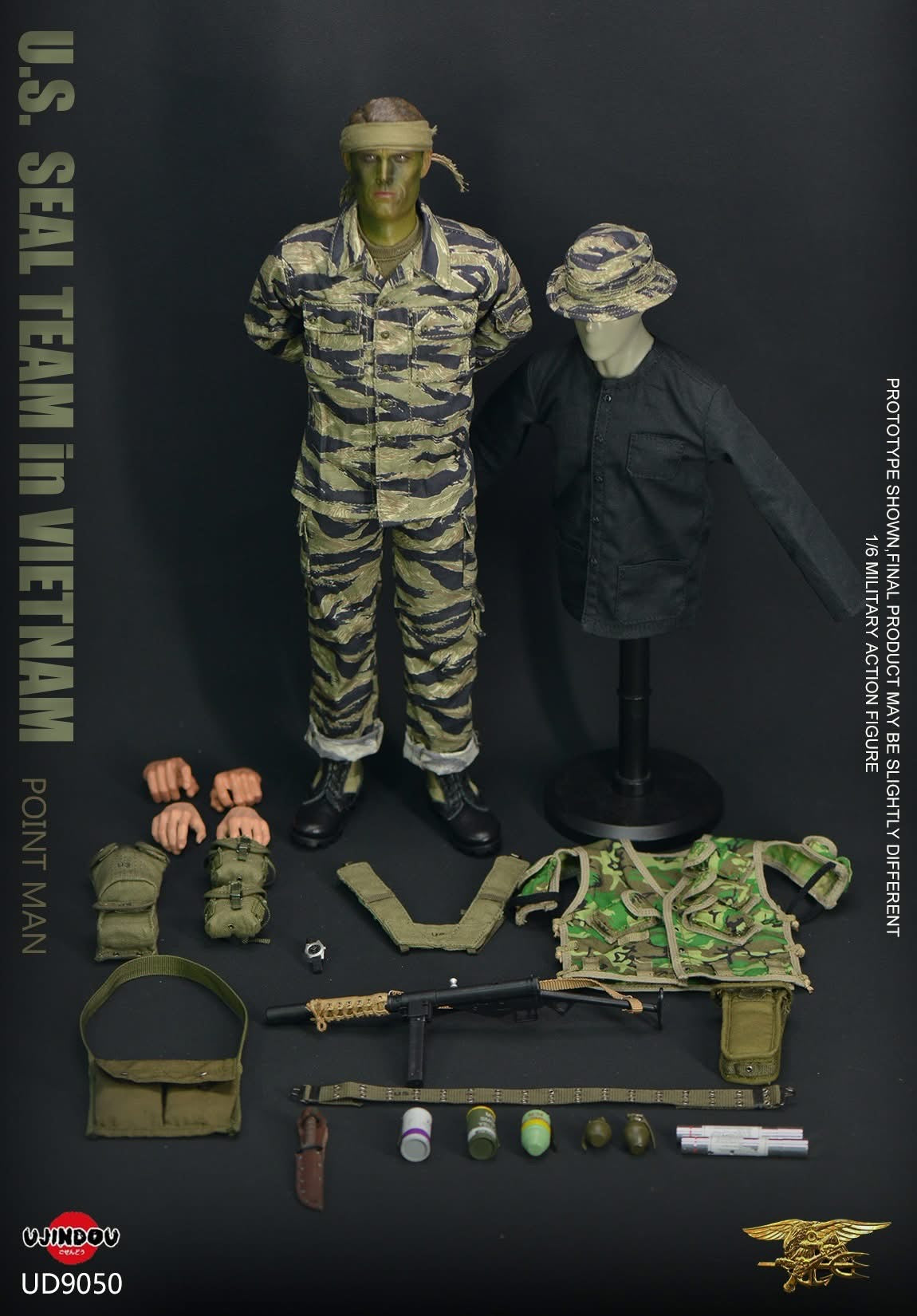 Preventa Figura POINT MAN - U.S. Seal Team in Vietnam marca Ujindou UD9050 escala 1/6