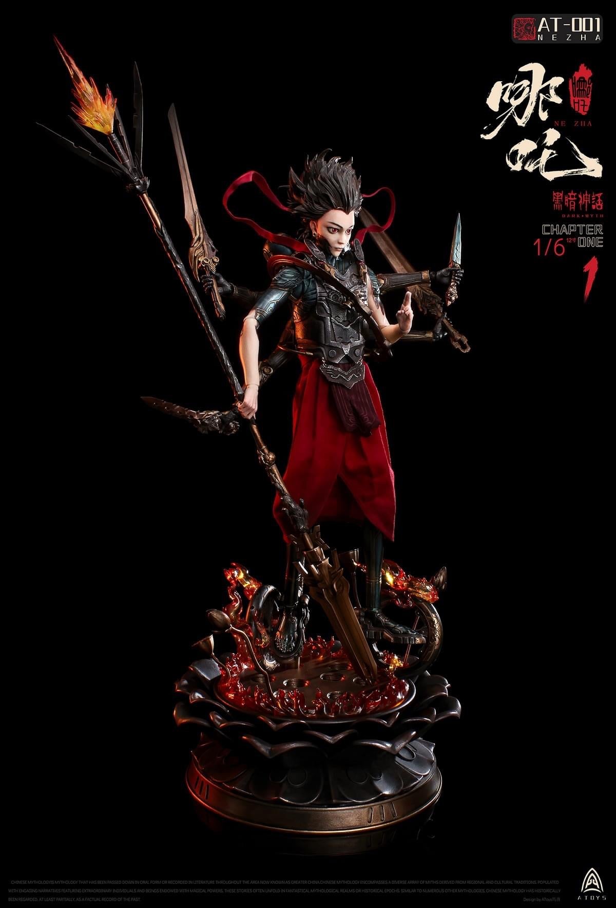 Pedido Figura Dark Myth-Nezha marca A-Toys AT-0001 escala 1/6