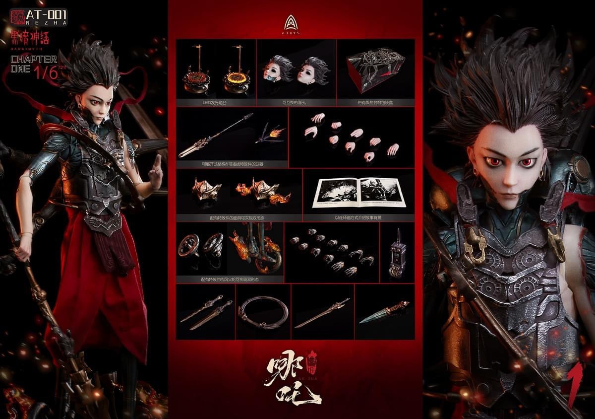 Pedido Figura Dark Myth-Nezha marca A-Toys AT-0001 escala 1/6