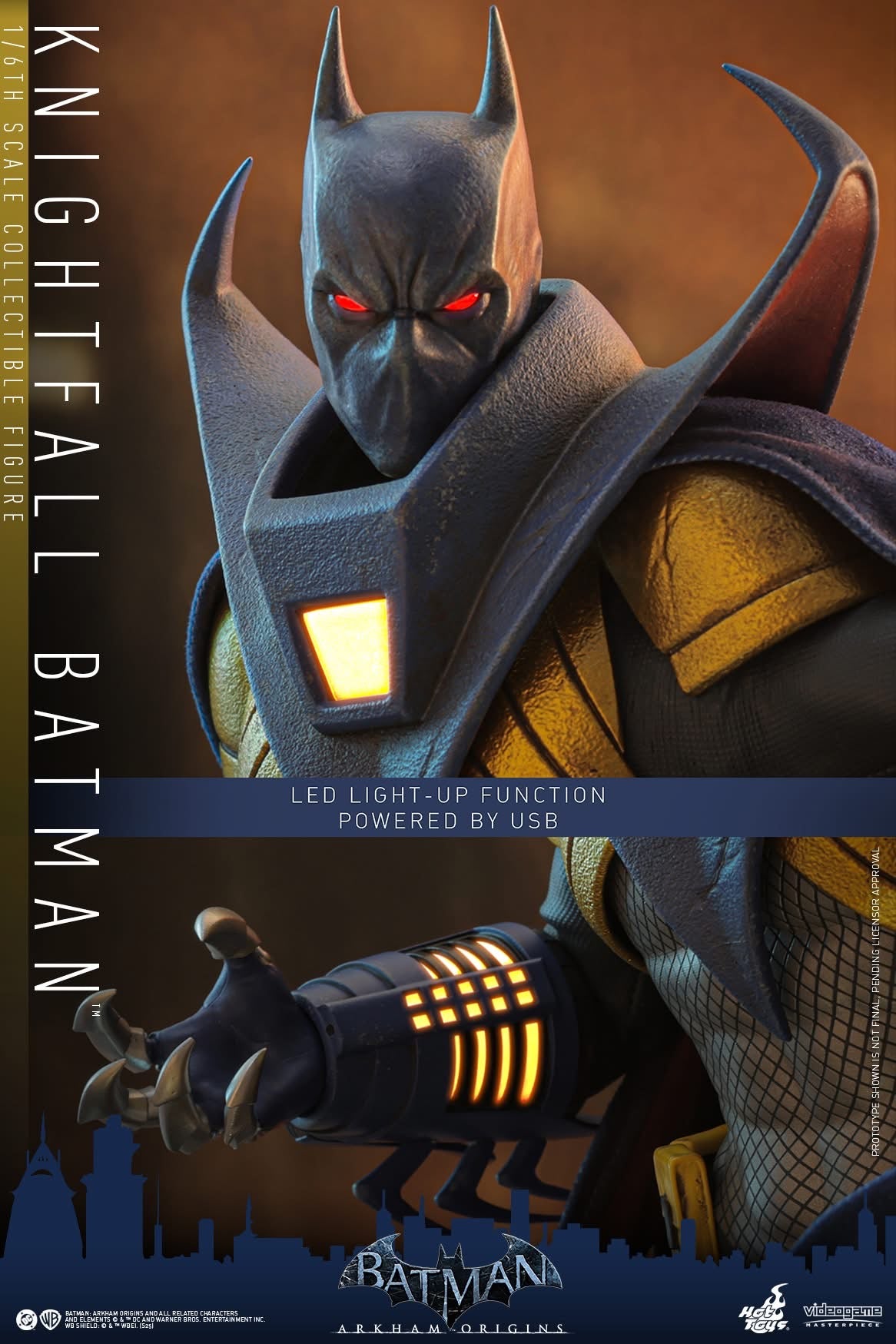 Preventa Figura Knightfall Batman - Batman Arkham Origins marca Hot Toys VGM74 escala 1/6