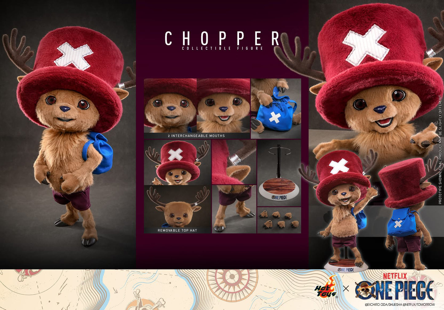 Preventa Figura Chopper - ONE PIECE (Netflix) marca Hot Toys TMS174 (48.5 cm)