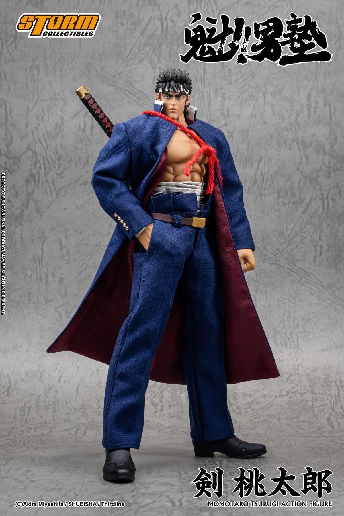 Preventa Figura Momotaro Tsurugi - Sakigake!! Otokojuku marca Storm Collectibles MTSO01 escala pequeña 1/12