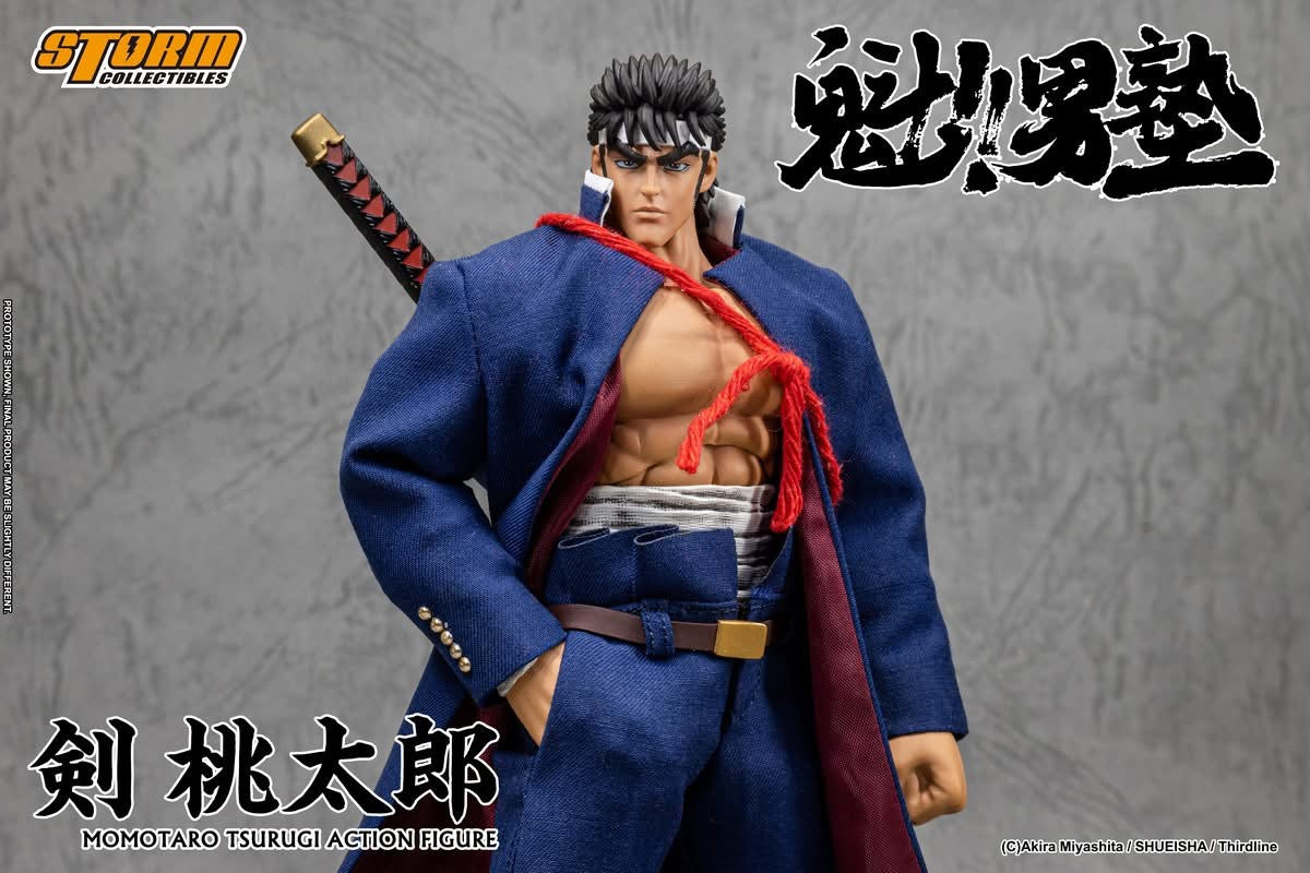 Preventa Figura Momotaro Tsurugi - Sakigake!! Otokojuku marca Storm Collectibles MTSO01 escala pequeña 1/12