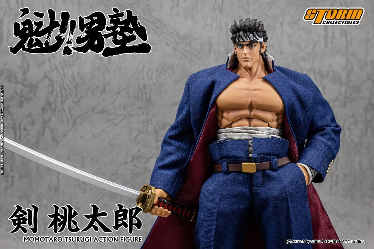 Preventa Figura Momotaro Tsurugi - Sakigake!! Otokojuku marca Storm Collectibles MTSO01 escala pequeña 1/12
