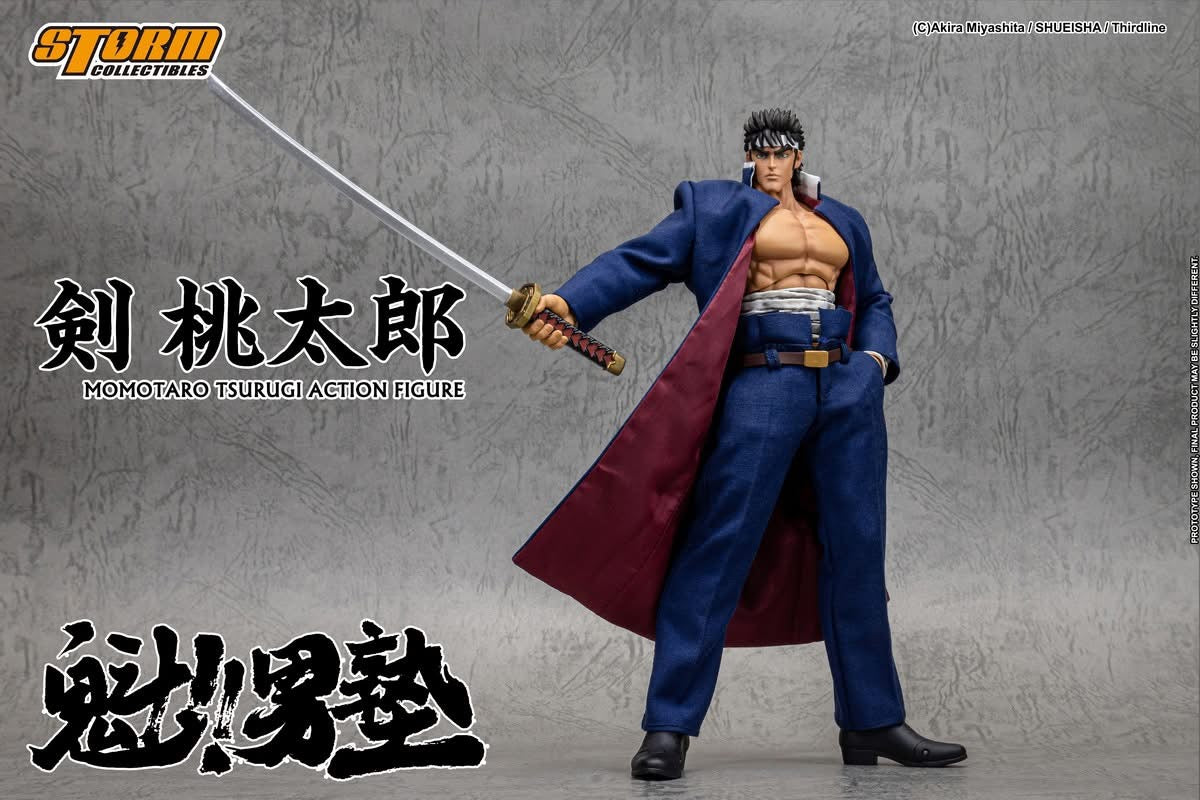 Preventa Figura Momotaro Tsurugi - Sakigake!! Otokojuku marca Storm Collectibles MTSO01 escala pequeña 1/12