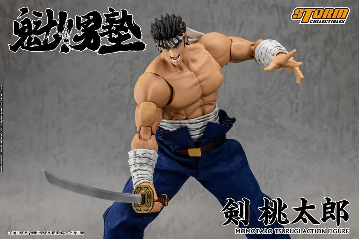Preventa Figura Momotaro Tsurugi - Sakigake!! Otokojuku marca Storm Collectibles MTSO01 escala pequeña 1/12