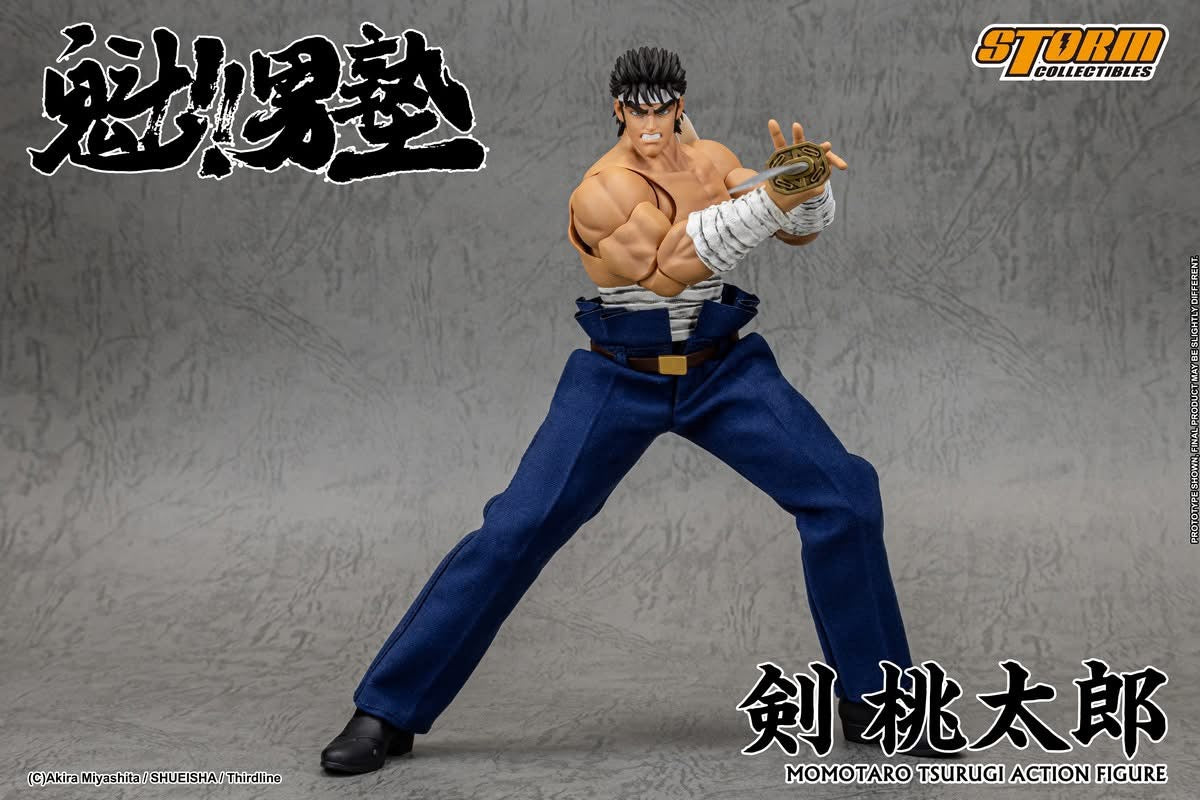 Preventa Figura Momotaro Tsurugi - Sakigake!! Otokojuku marca Storm Collectibles MTSO01 escala pequeña 1/12