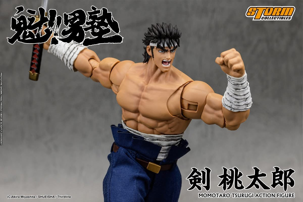 Preventa Figura Momotaro Tsurugi - Sakigake!! Otokojuku marca Storm Collectibles MTSO01 escala pequeña 1/12