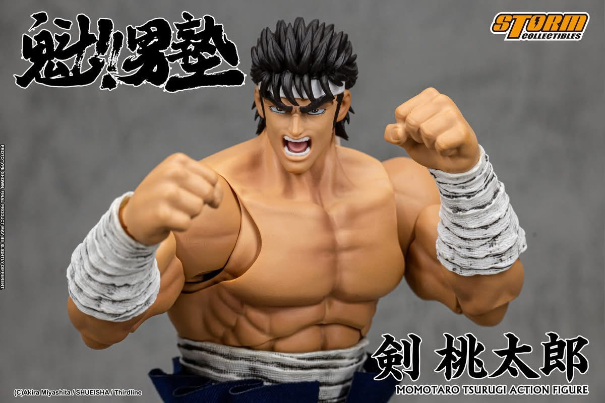 Preventa Figura Momotaro Tsurugi - Sakigake!! Otokojuku marca Storm Collectibles MTSO01 escala pequeña 1/12