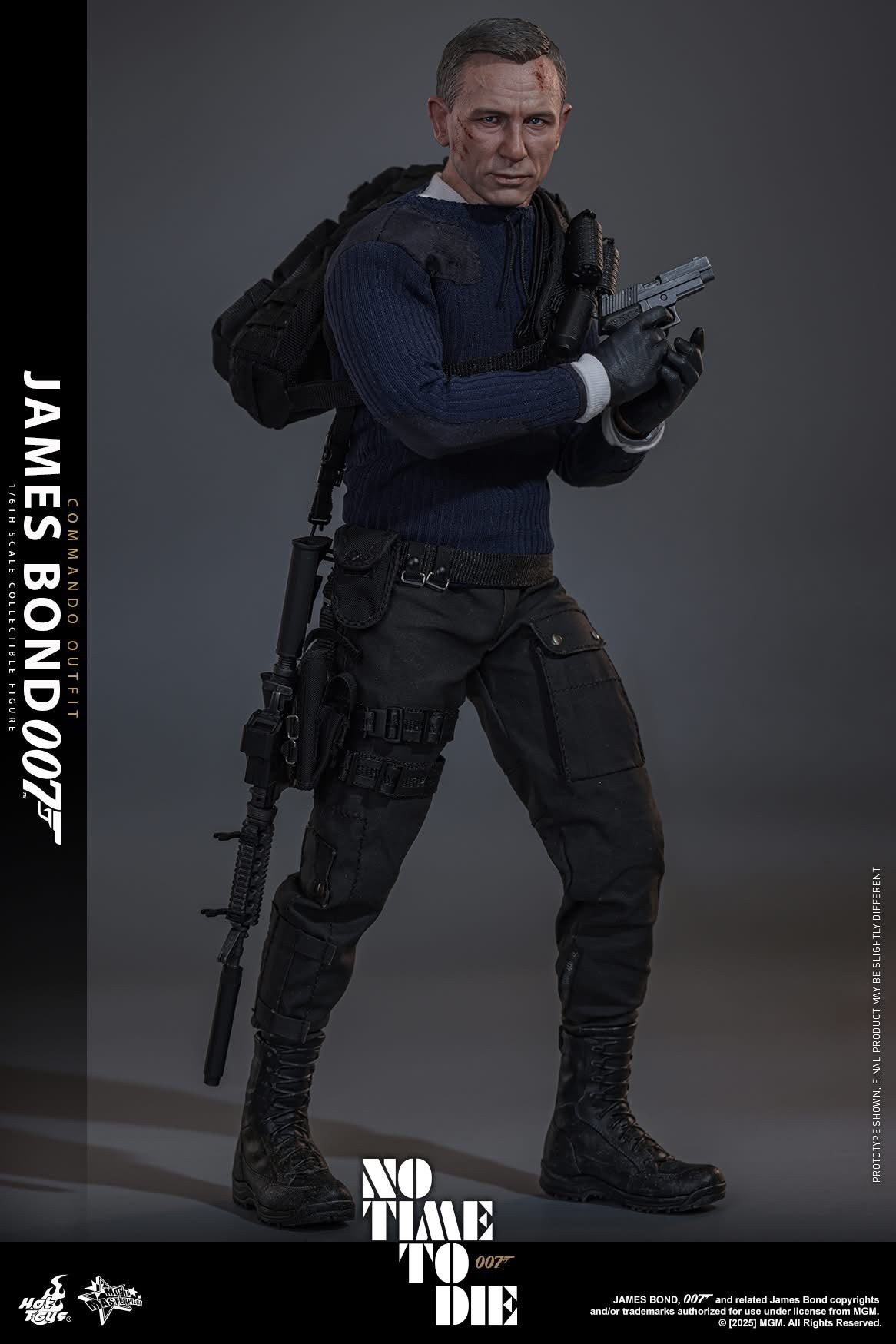 Preventa Figura James Bond (Commando Outfit) - No Time To Die marca Hot Toys MMS804 escala 1/6