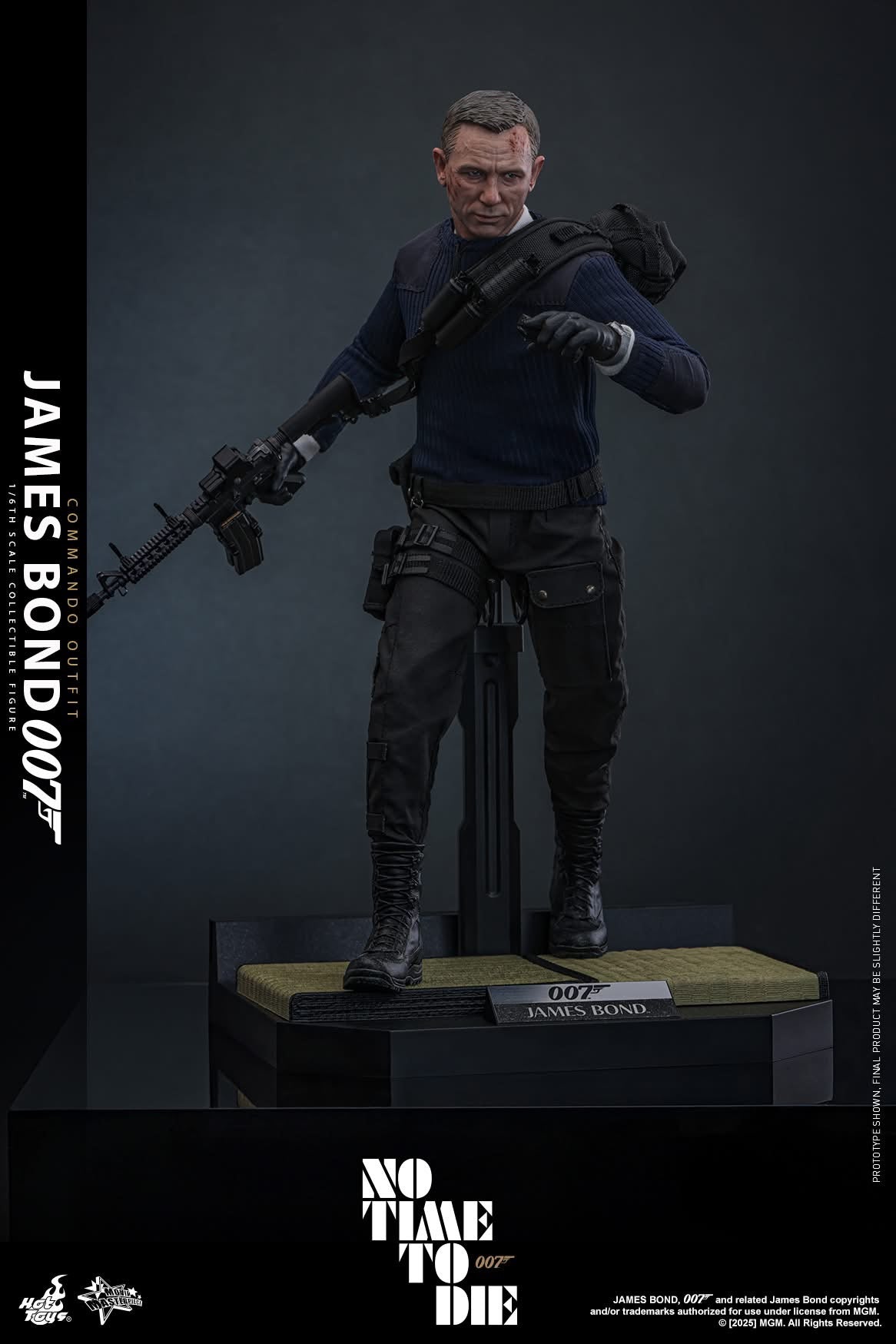 Preventa Figura James Bond (Commando Outfit) - No Time To Die marca Hot Toys MMS804 escala 1/6