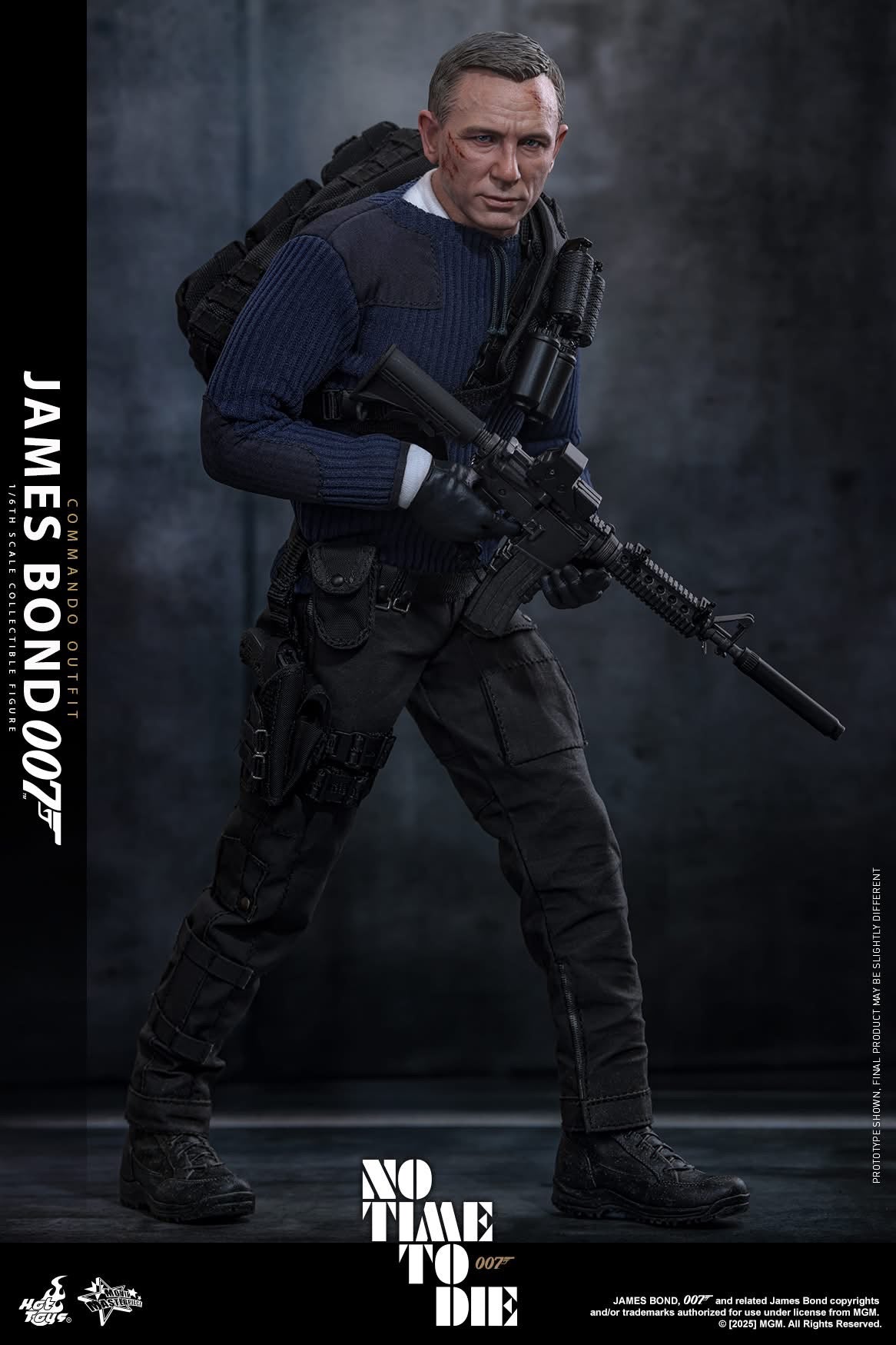 Preventa Figura James Bond (Commando Outfit) - No Time To Die marca Hot Toys MMS804 escala 1/6