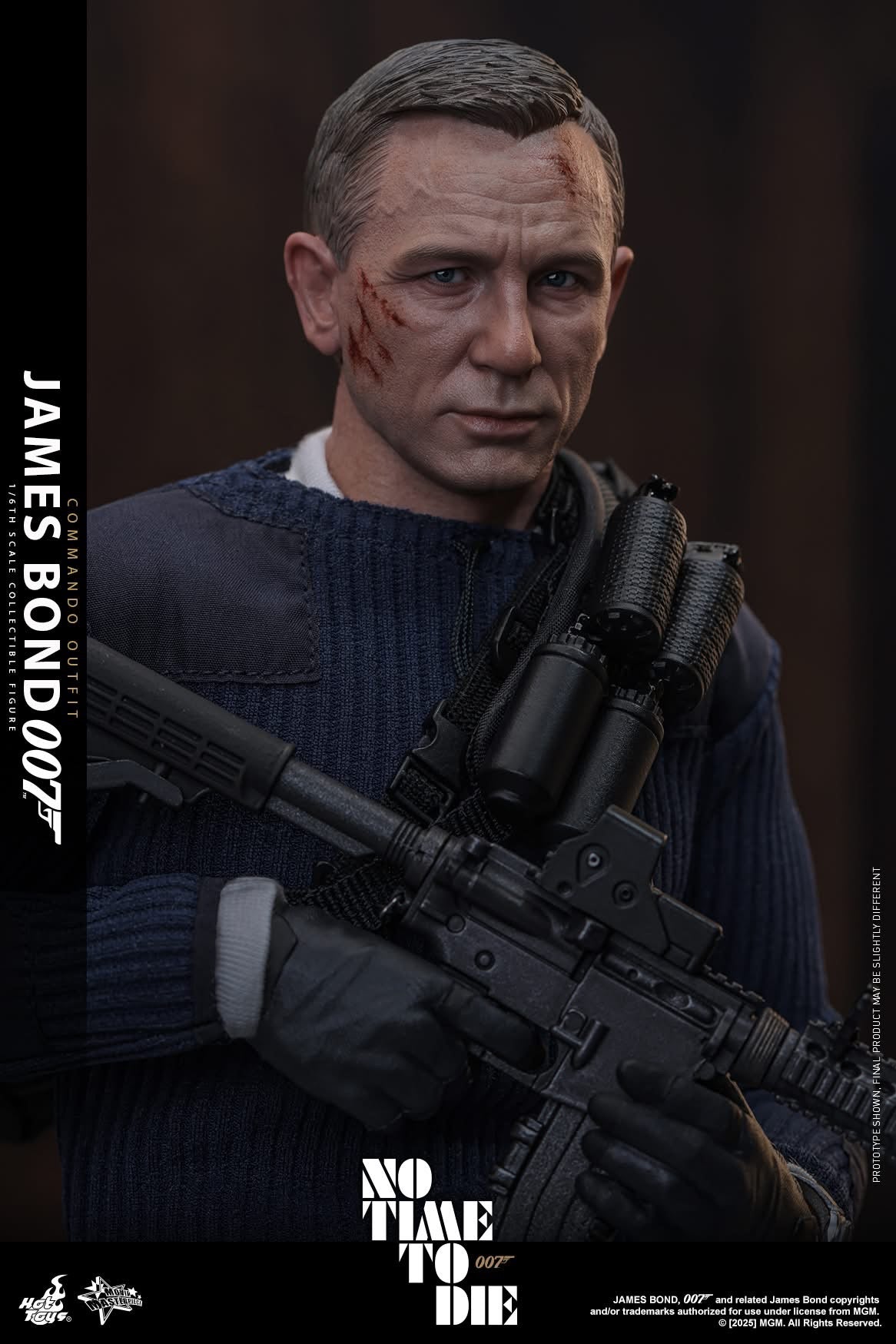 Preventa Figura James Bond (Commando Outfit) - No Time To Die marca Hot Toys MMS804 escala 1/6