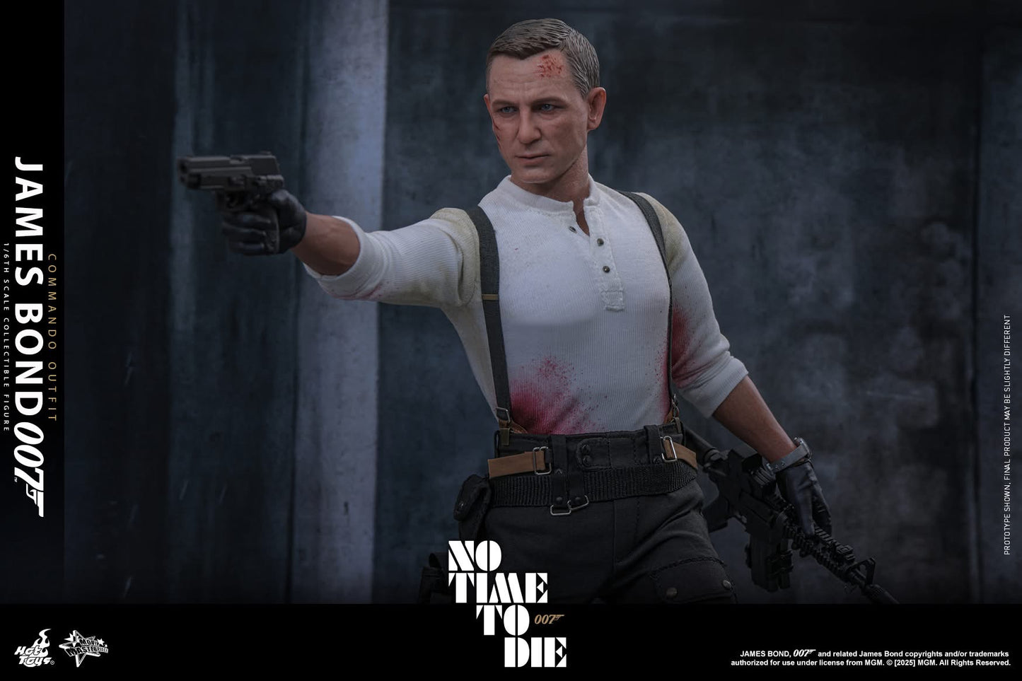 Preventa Figura James Bond (Commando Outfit) - No Time To Die marca Hot Toys MMS804 escala 1/6