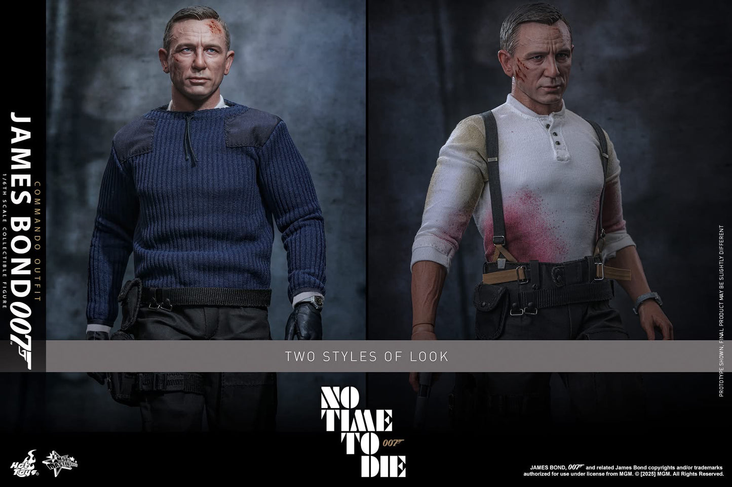 Preventa Figura James Bond (Commando Outfit) - No Time To Die marca Hot Toys MMS804 escala 1/6