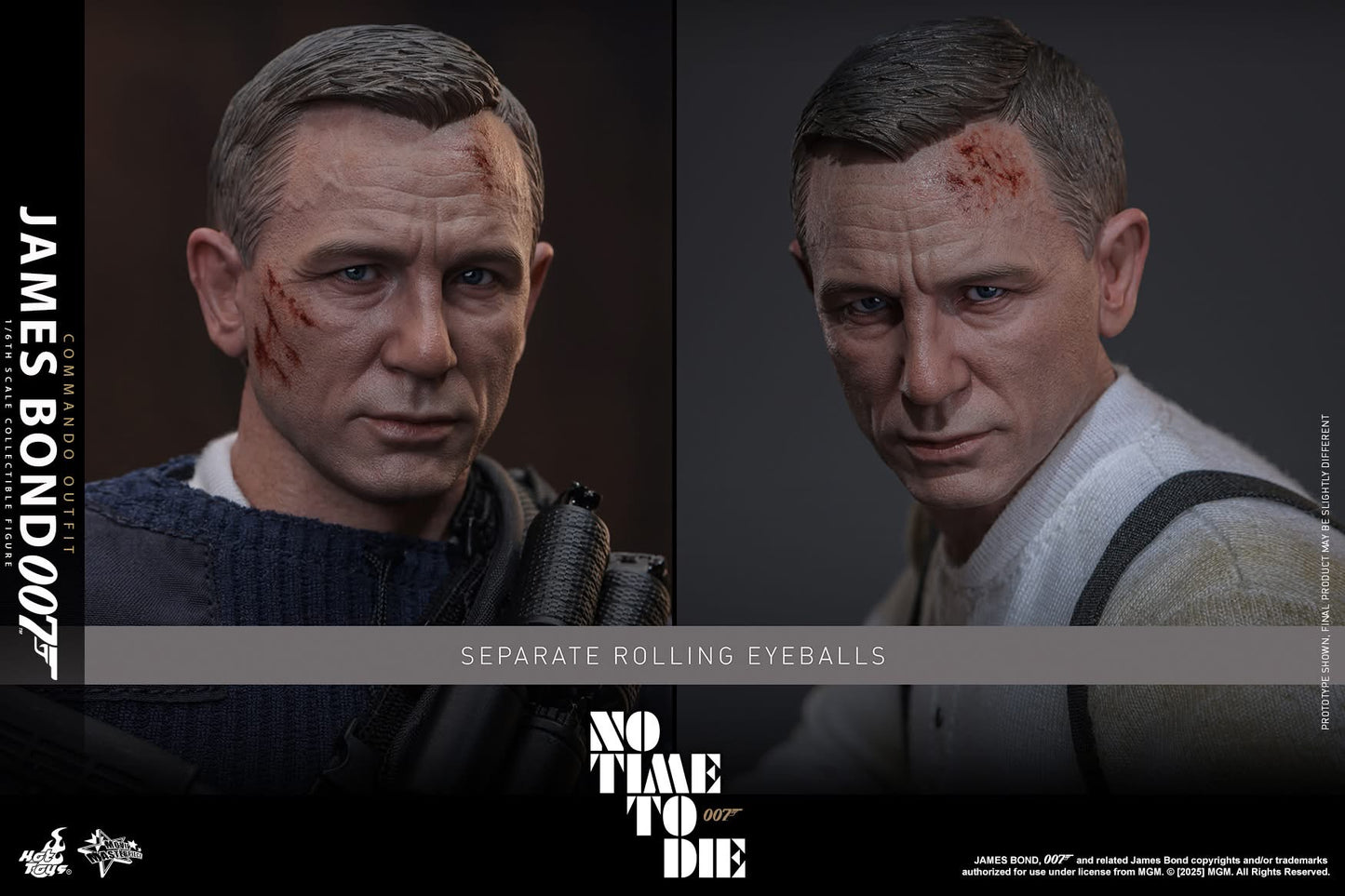 Preventa Figura James Bond (Commando Outfit) - No Time To Die marca Hot Toys MMS804 escala 1/6