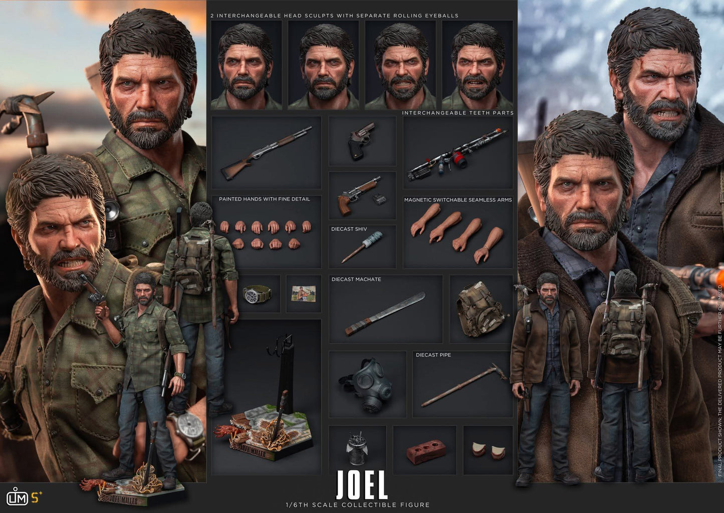 Preventa Figura Joel marca Limtoys LS+01 escala 1/6