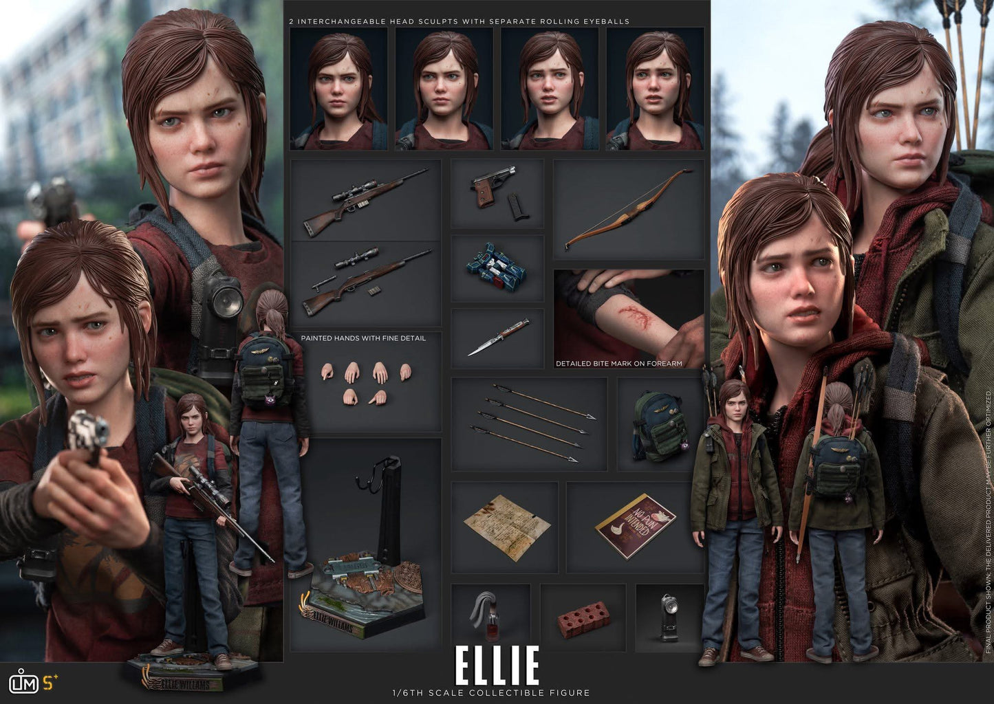Preventa Figura Ellie marca Limtoys LS+02 escala 1/6
