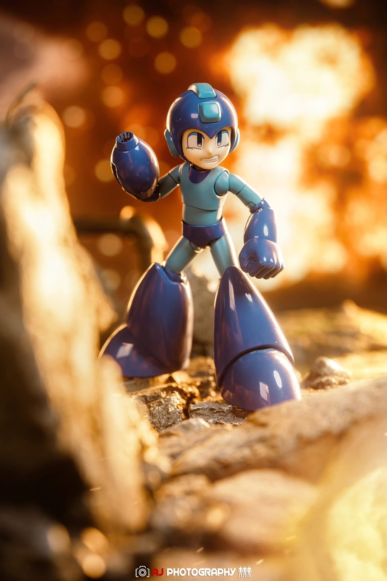 Pedido Figura MDLX Mega Man / Rockman marca Threezero 3Z0572 escala pequeña 1/12