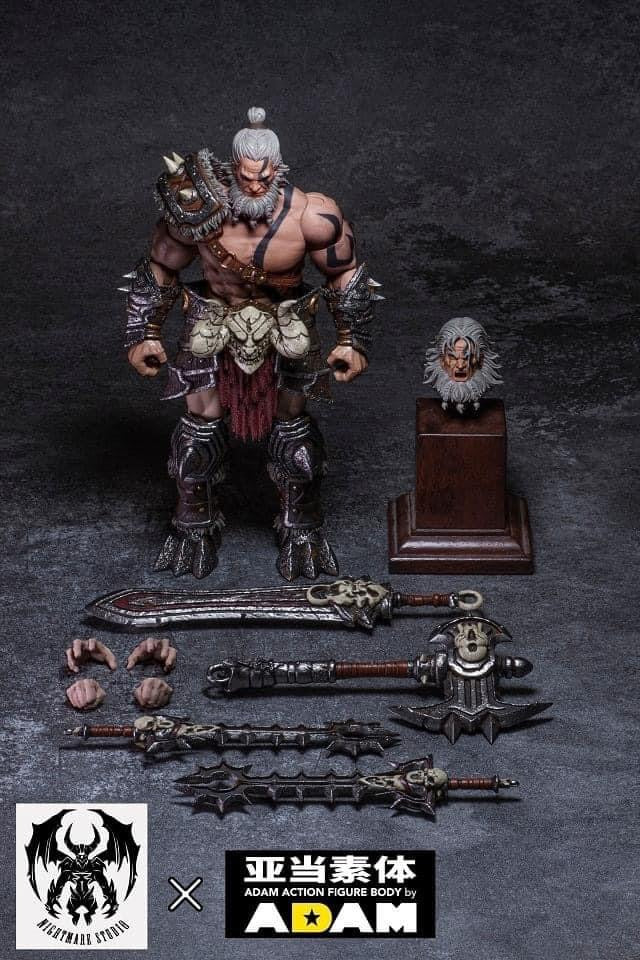 Pedido Figura Barbarian Berserker marca Nightmare Studio D20 escala pequeña 1/12