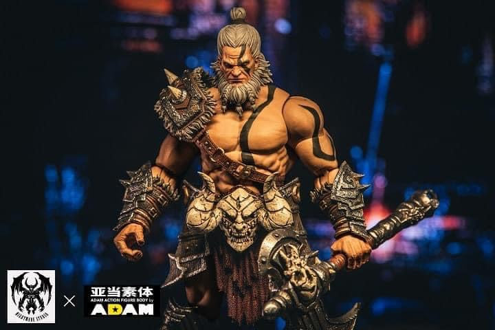 Pedido Figura Barbarian Berserker marca Nightmare Studio D20 escala pequeña 1/12
