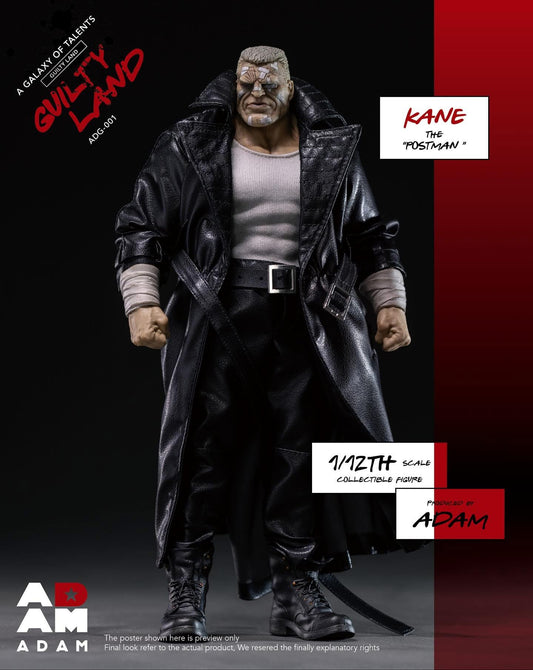 Preventa Figura KANE The "POSTMAN" - Guilty Land marca ADAM ADG-001 escala pequeña 1/12