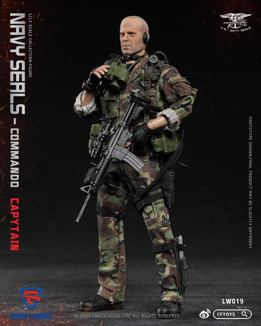 Pedido Figura Navy Seal Special Assault Team Captain marca CFToys LW019 escala pequeña 1/12