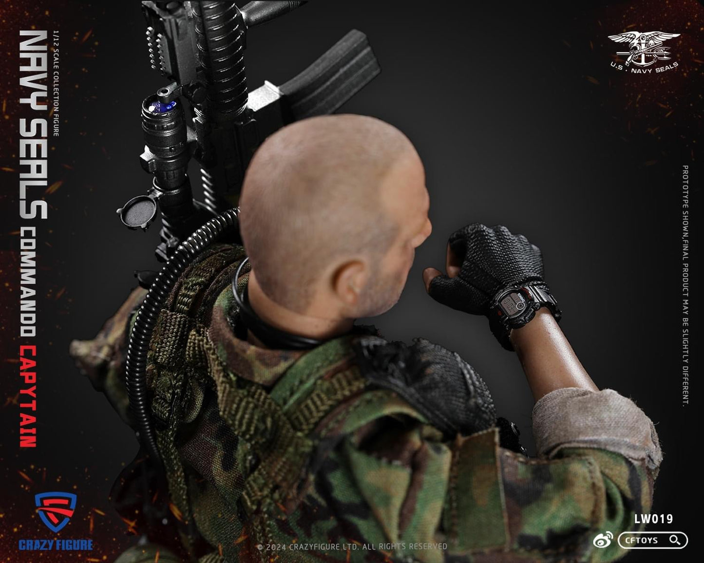 Pedido Figura Navy Seal Special Assault Team Captain marca CFToys LW019 escala pequeña 1/12