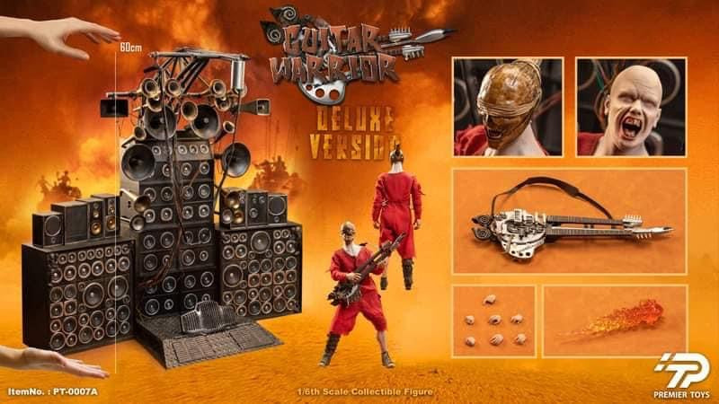 Pedido Figura Guitar Warrior (Deluxe version) marca Premier Toys PT0007A escala 1/6