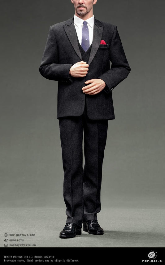 Pedido Traje Dr Western (Black) marca Poptoys X41B escala 1/6