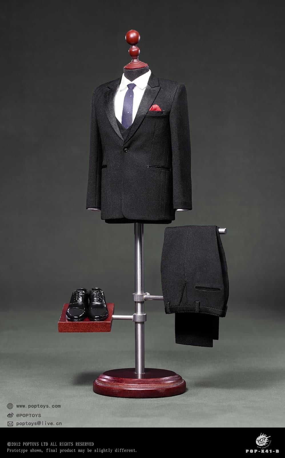 Pedido Traje Dr Western (Black) marca Poptoys X41B escala 1/6