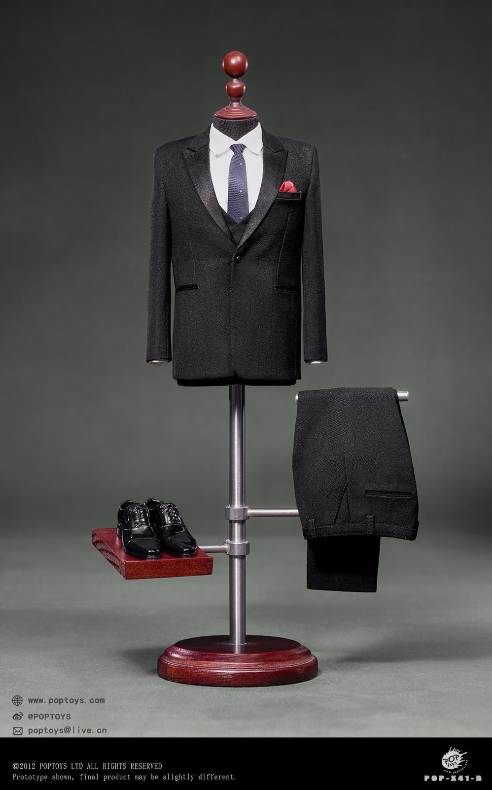 Pedido Traje Dr Western (Black) marca Poptoys X41B escala 1/6