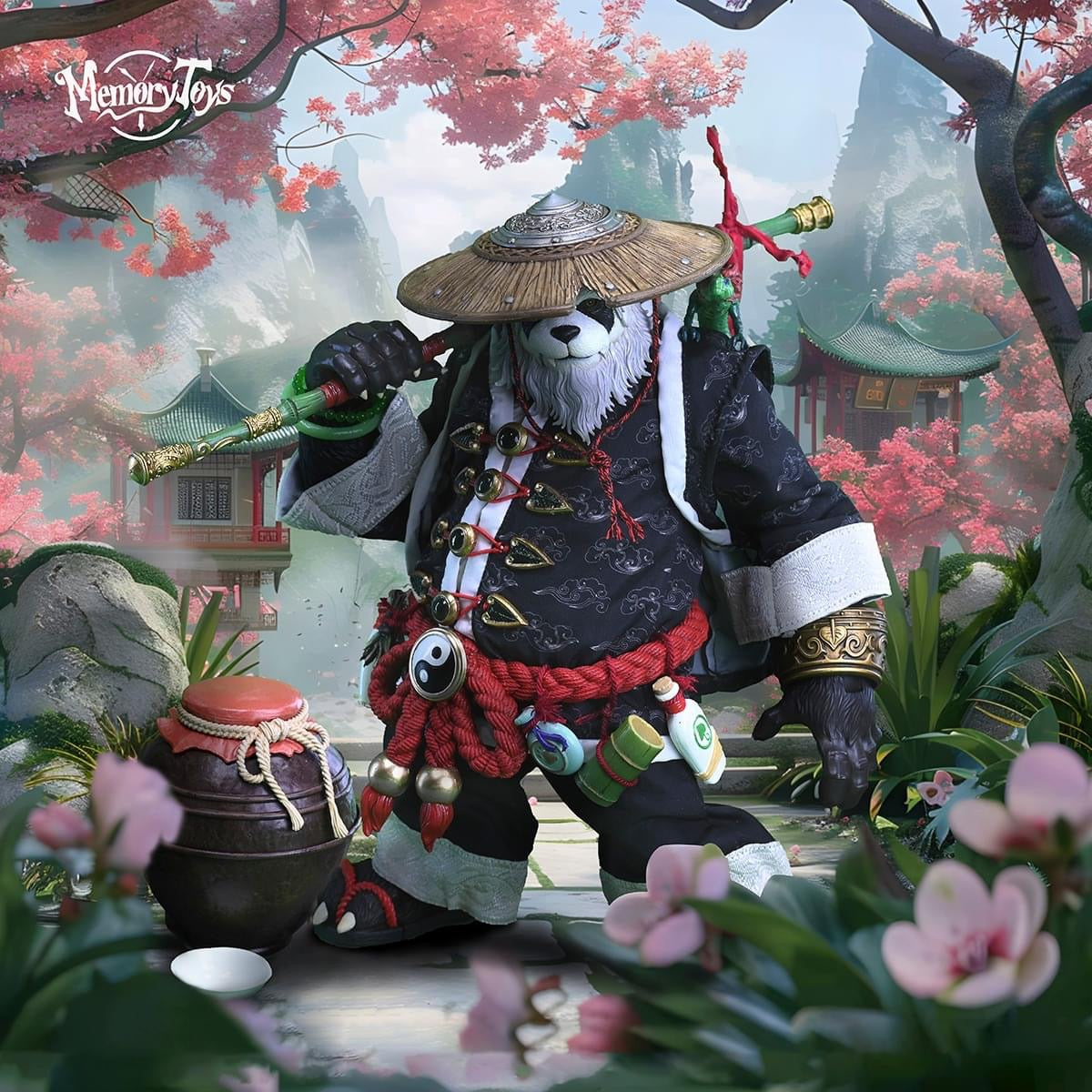 Pedido Figura Kung Panda marca Memory Toys escala pequeña 1/12