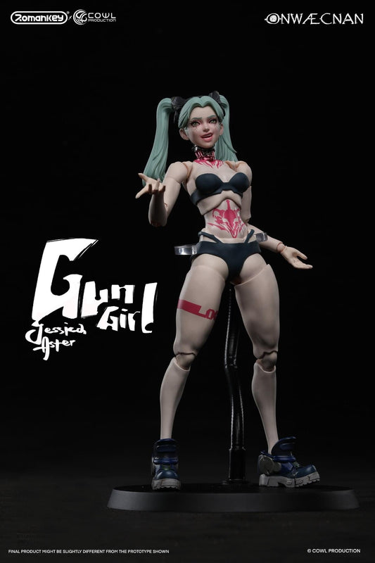 Pedido Figura GUN GIRL (Deluxe version) marca Romankey x COWL escala pequeña 1/12