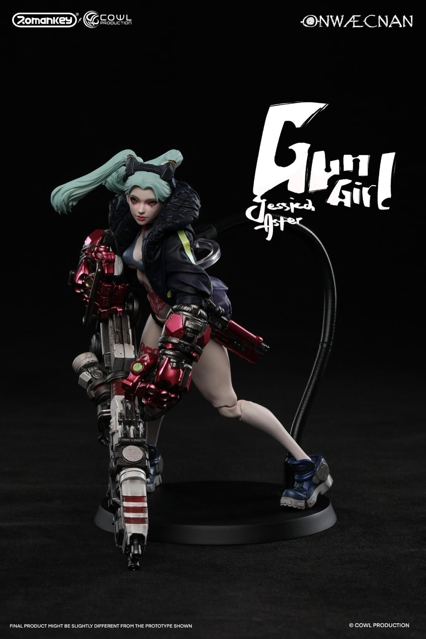 Pedido Figura GUN GIRL (Deluxe version) marca Romankey x COWL escala pequeña 1/12
