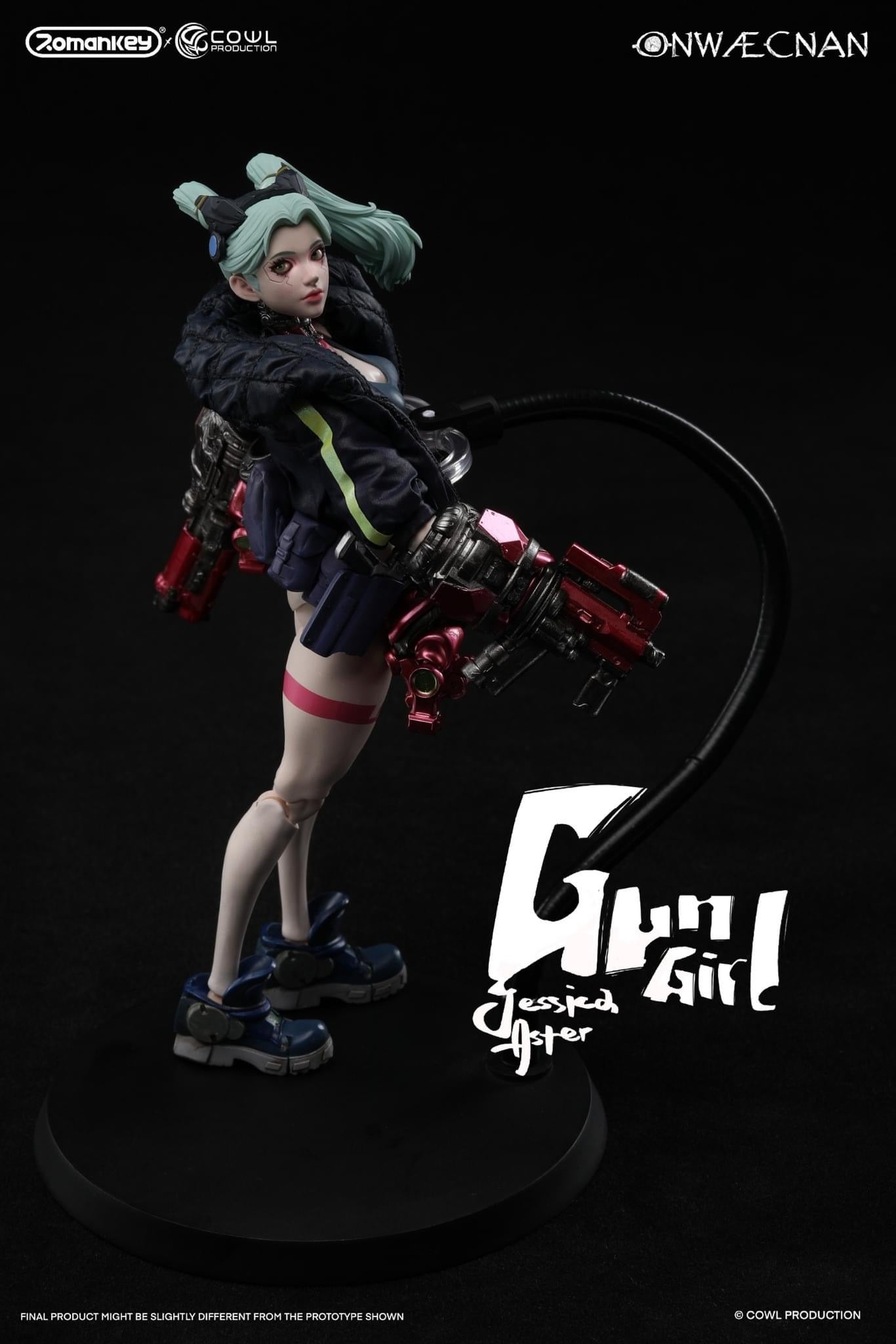 Pedido Figura GUN GIRL (Deluxe version) marca Romankey x COWL escala pequeña 1/12