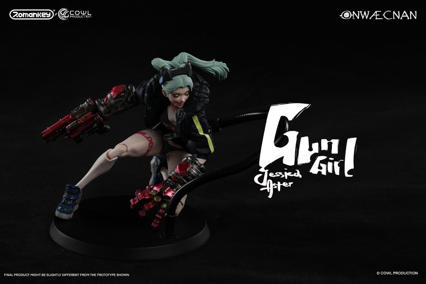 Pedido Figura GUN GIRL (Deluxe version) marca Romankey x COWL escala pequeña 1/12