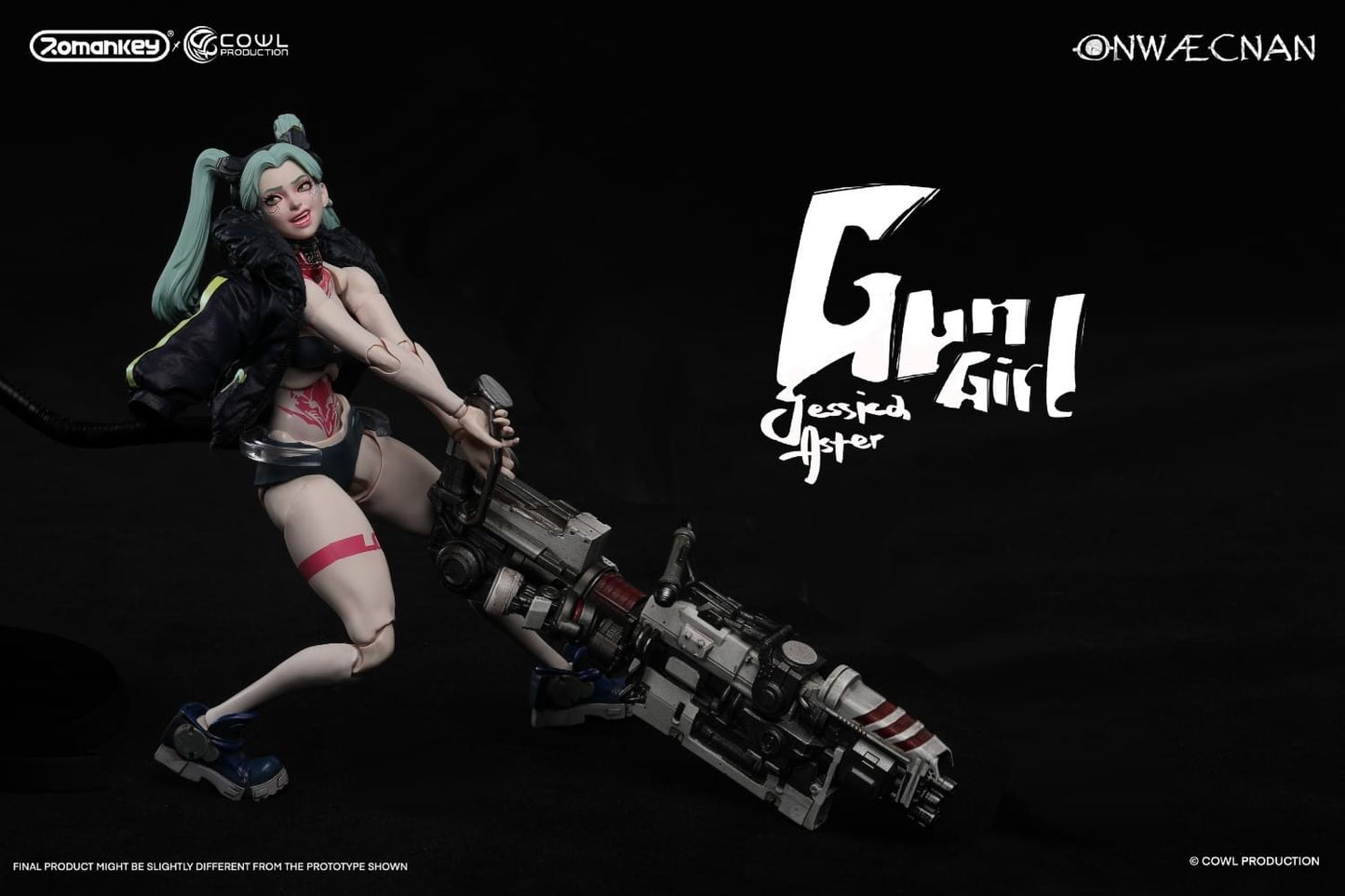 Pedido Figura GUN GIRL (Deluxe version) marca Romankey x COWL escala pequeña 1/12