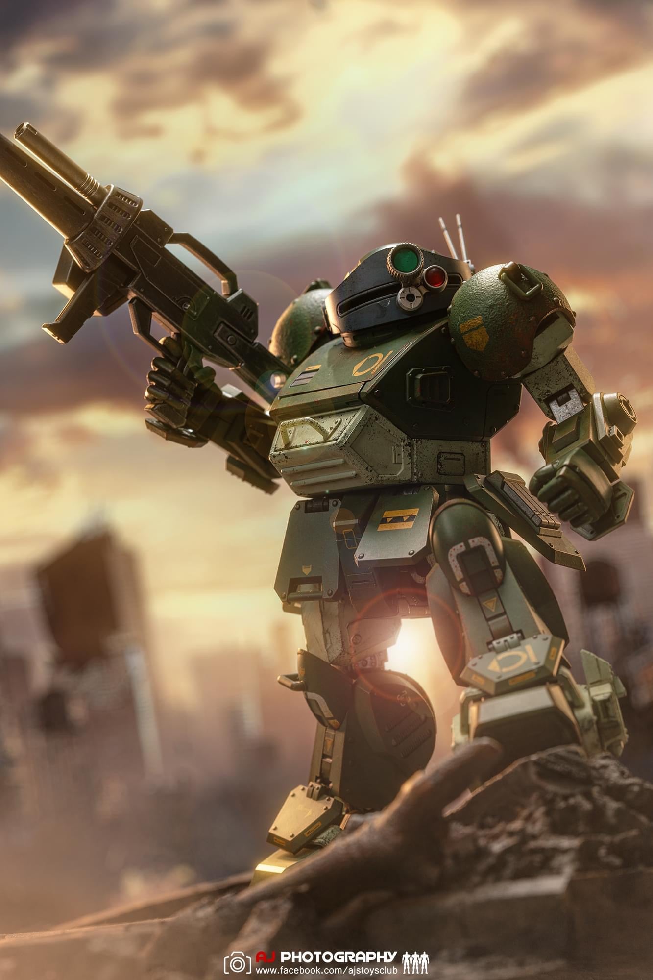 Pedido Figura ROBO-DOU Scopedog - Armored Trooper VOTOMS marca Threezero 3Z0190 (14.6 cm)