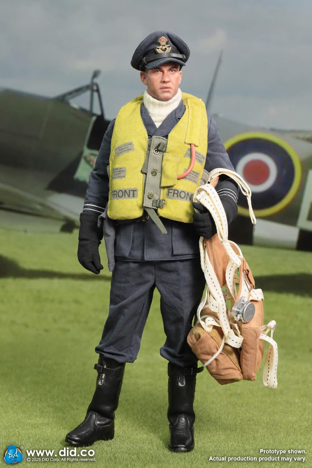 Preventa Figura TOM - WWII British Pilot Squadron Leader marca DID K80187 escala 1/6