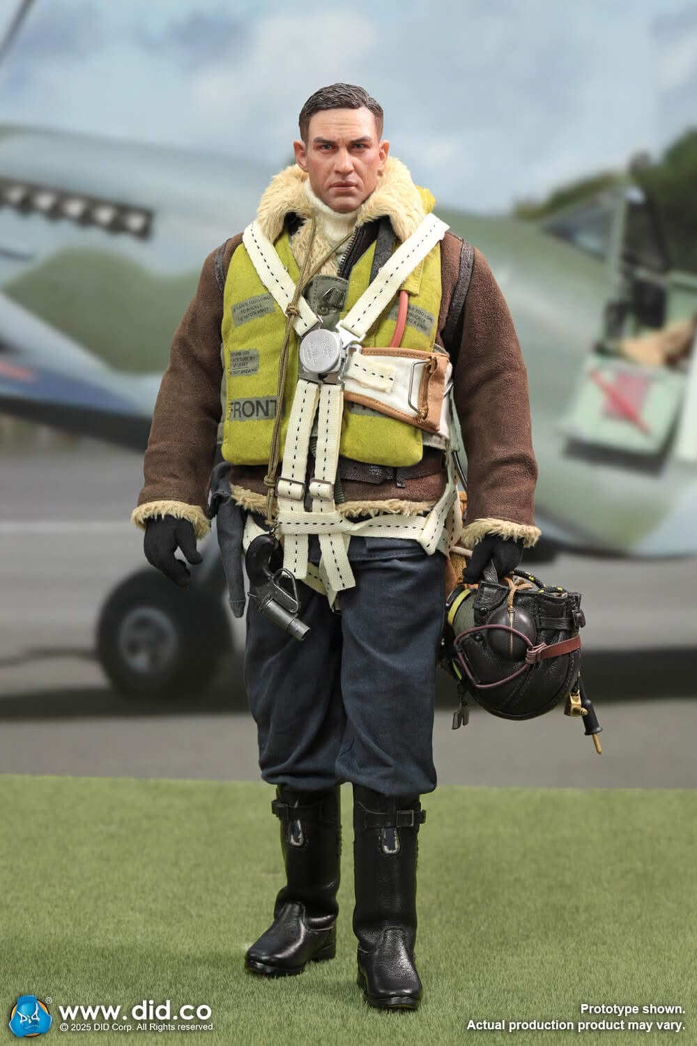 Preventa Figura TOM - WWII British Pilot Squadron Leader marca DID K80187 escala 1/6