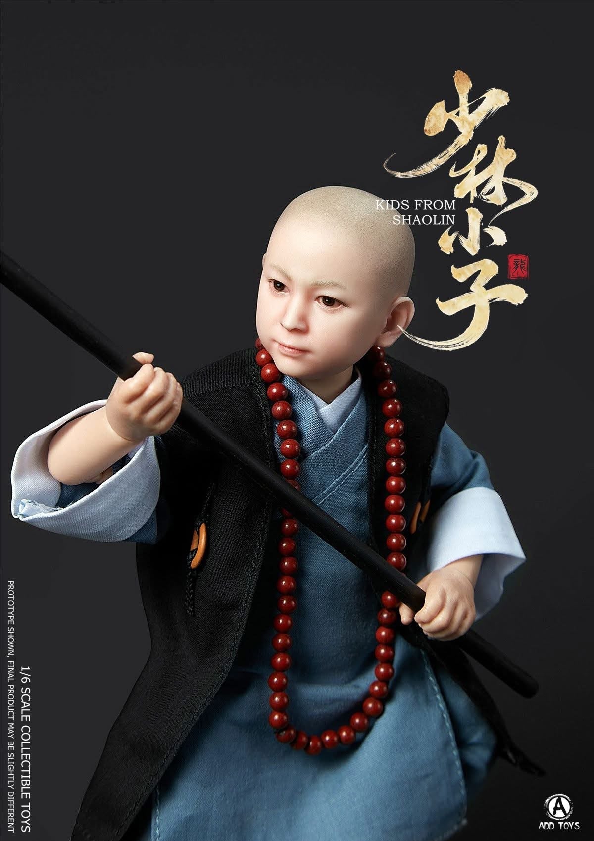 Preventa Figura Shaolin Kid marca ADD Toys AD016 escala 1/6