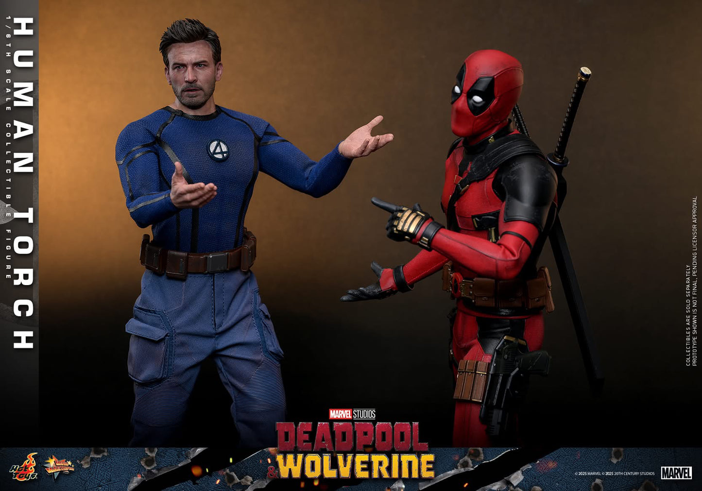 Preventa Figura Human Torch - Deadpool & Wolverine marca Hot Toys MMS789 escala 1/6