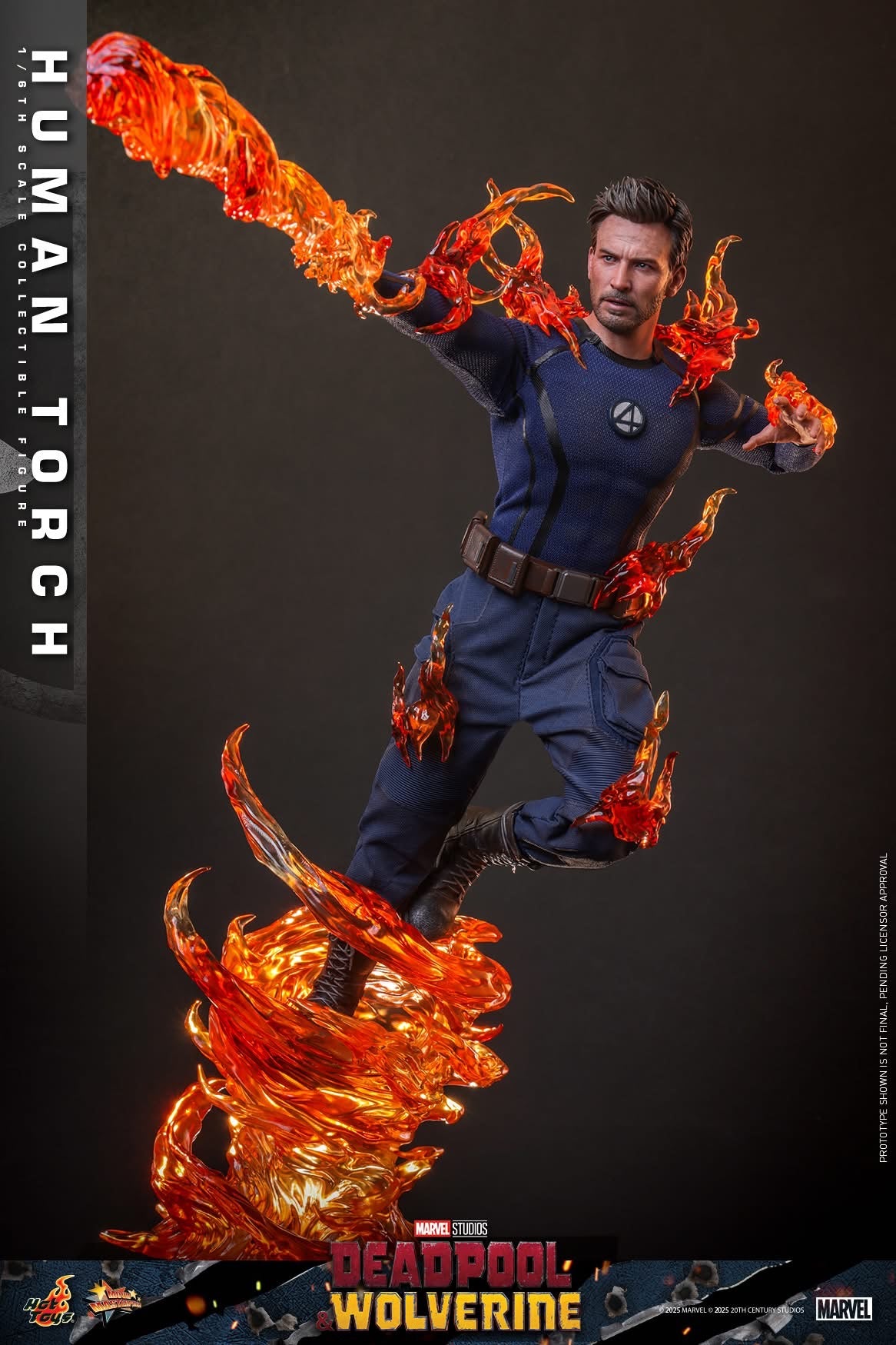 Preventa Figura Human Torch - Deadpool & Wolverine marca Hot Toys MMS789 escala 1/6